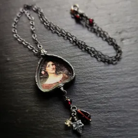 lady clare - illuminata pictorial shrine amulet