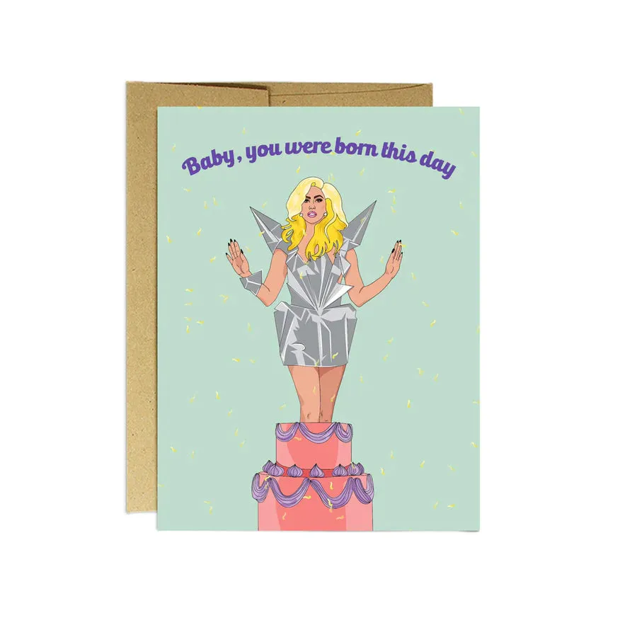 Lady Gaga Birthday Card