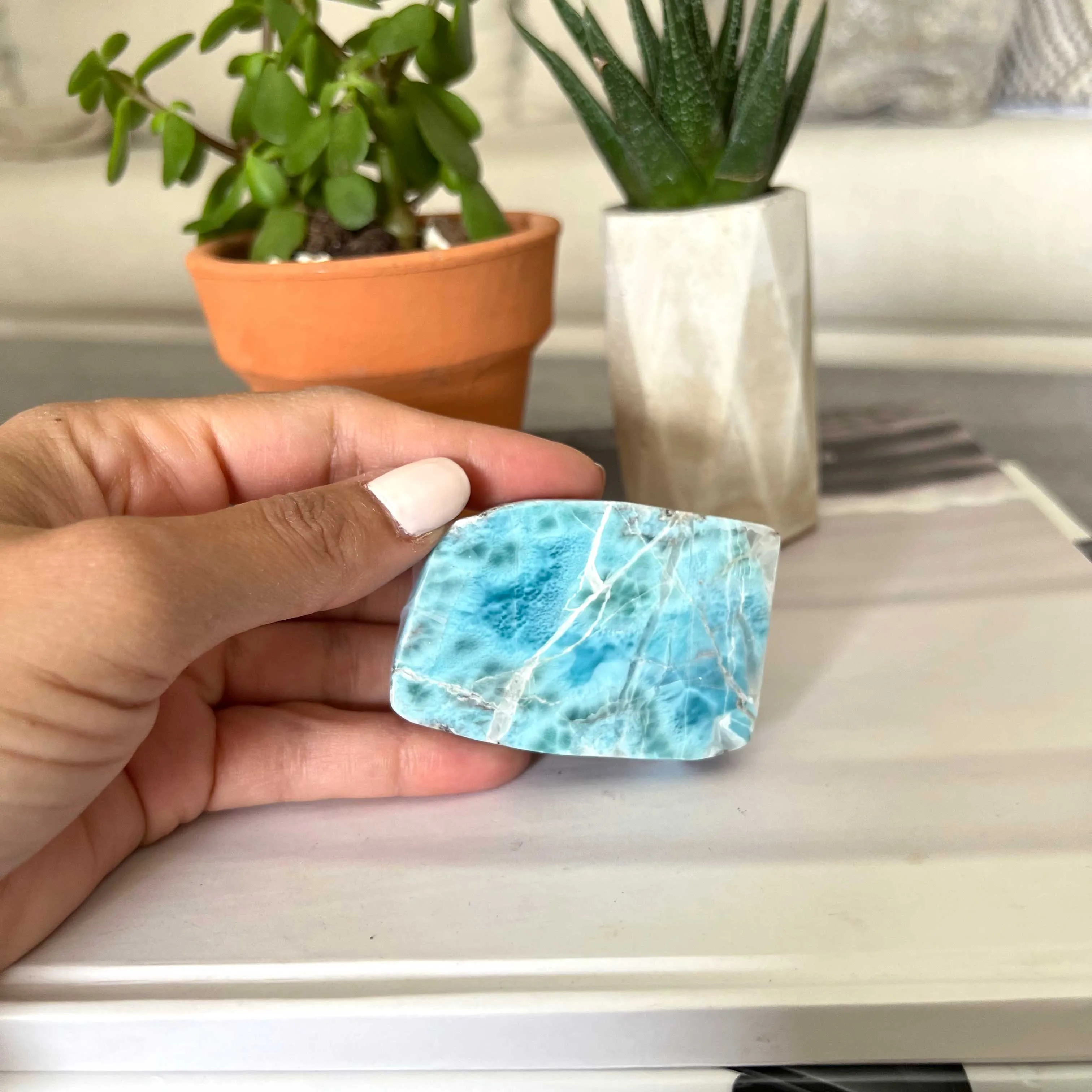 Larimar Paperweight James