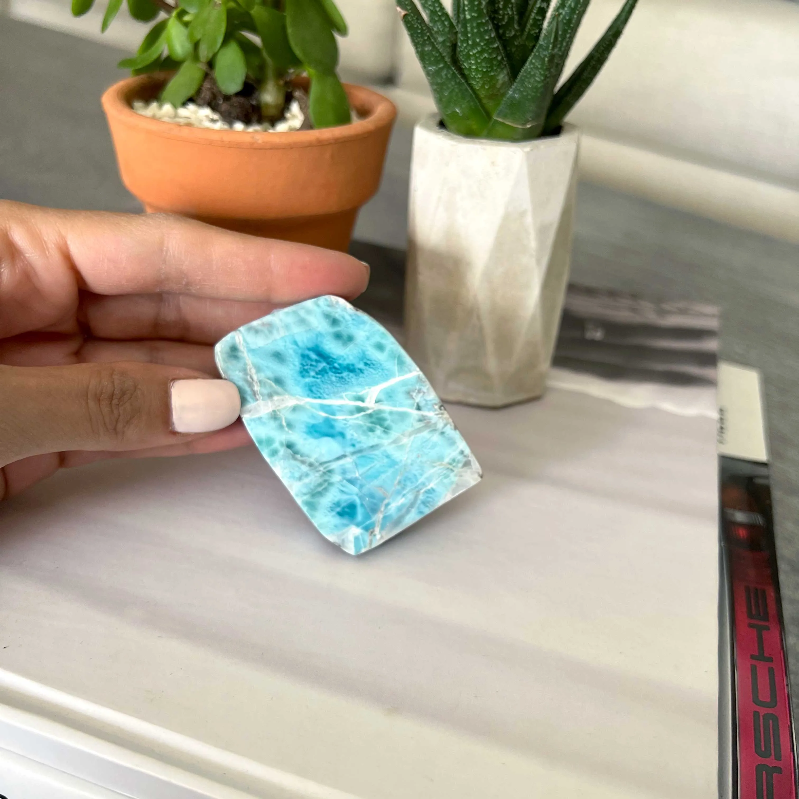 Larimar Paperweight James