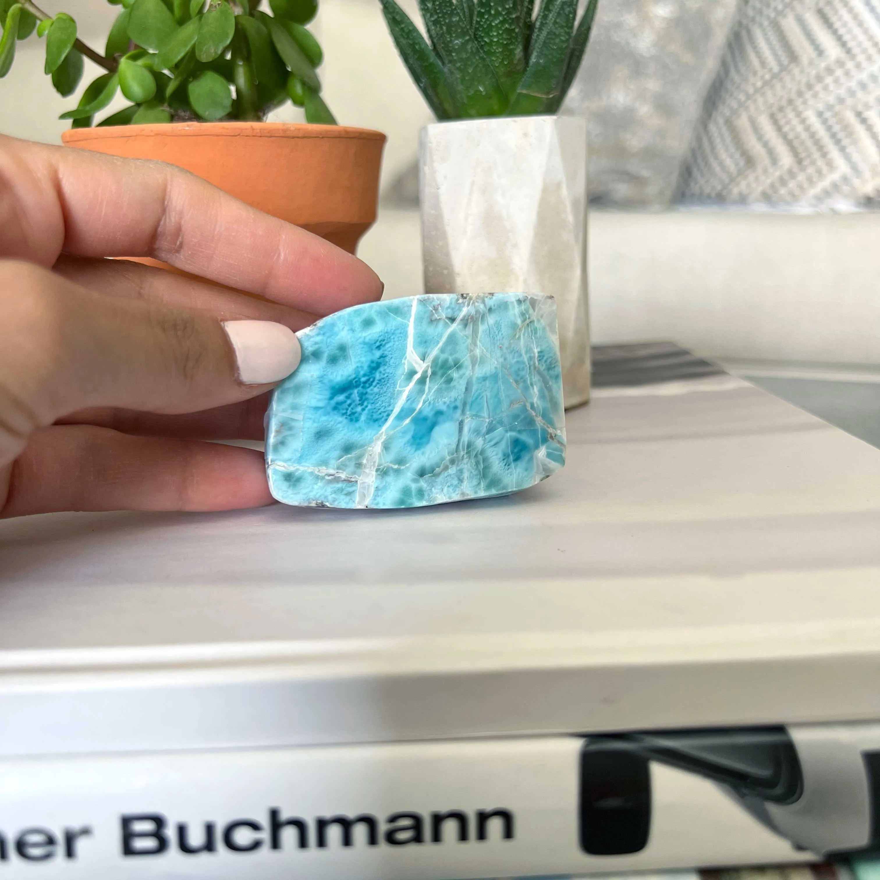 Larimar Paperweight James