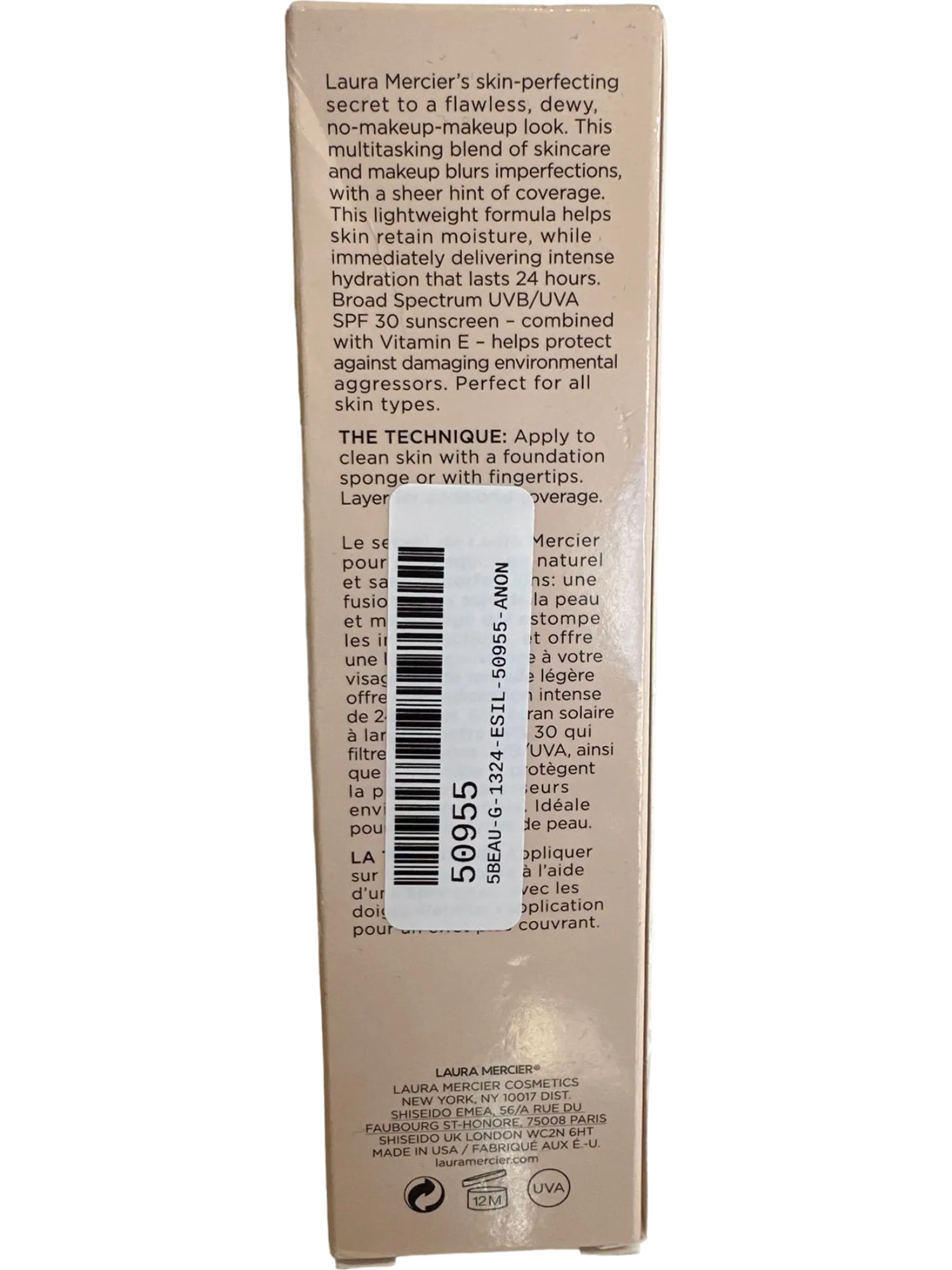 Laura Mercier Tinted Moisturizer Natural Skin Perfector 3W1 Bisque