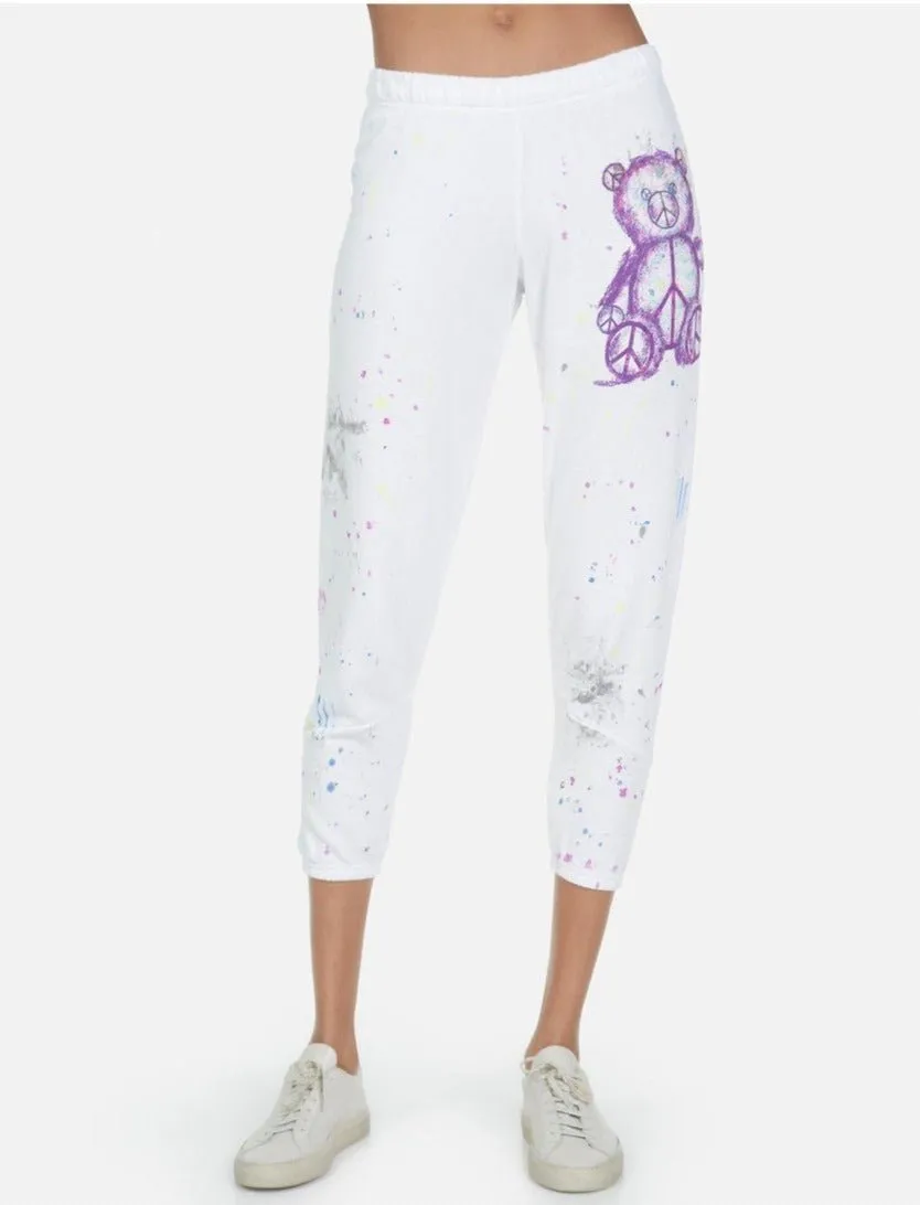 Lauren Moshi Annabelle Peace Teddy Sweatpants