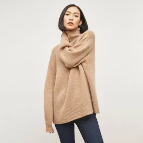 Lea Sweater - Plush Cashmere :: Light Maple