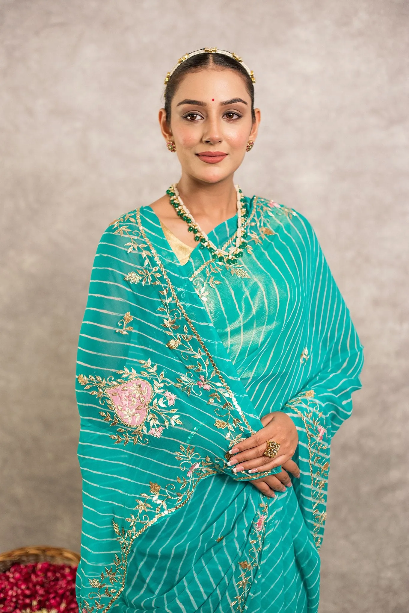 Lehariya Saree