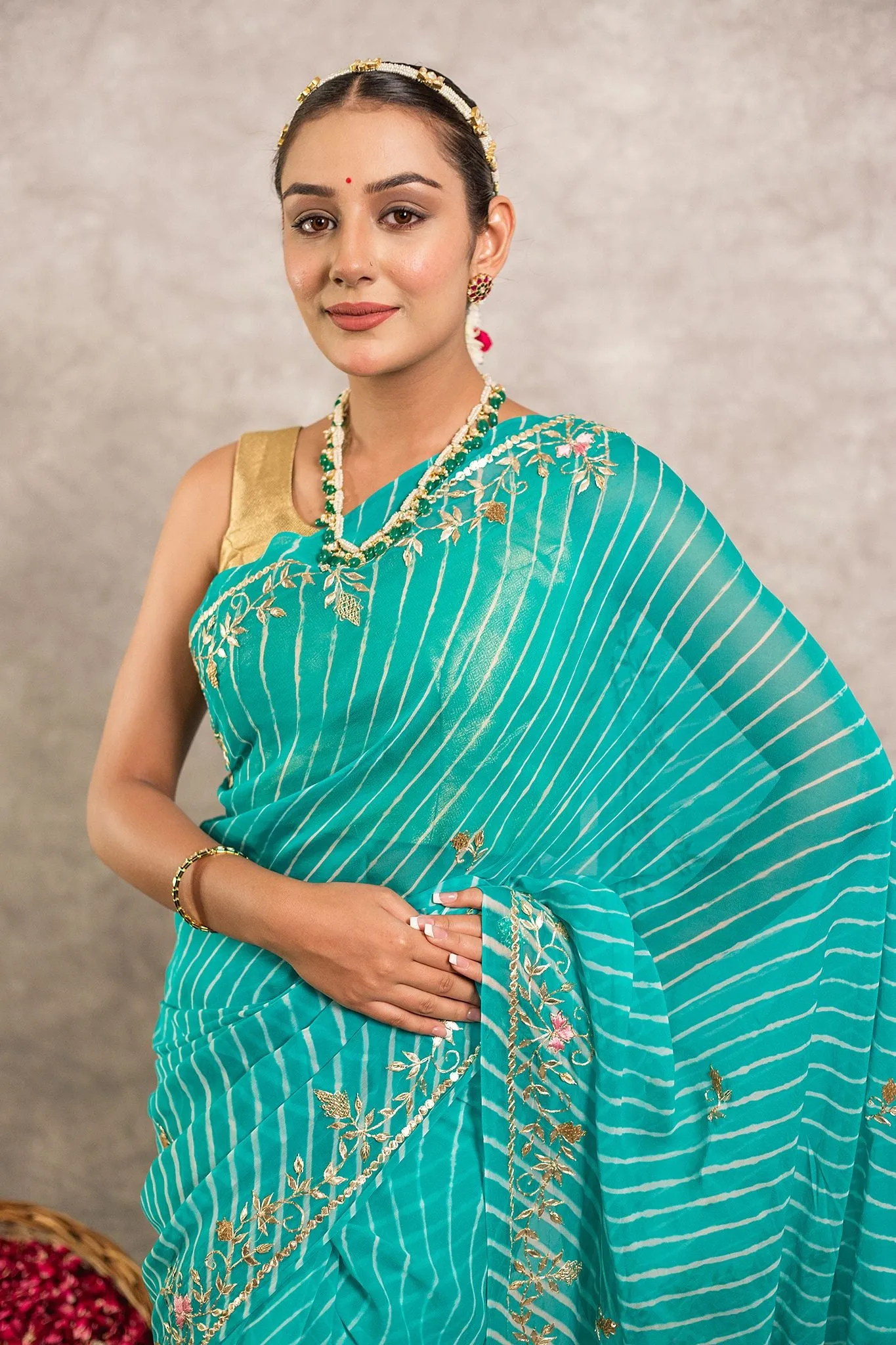 Lehariya Saree