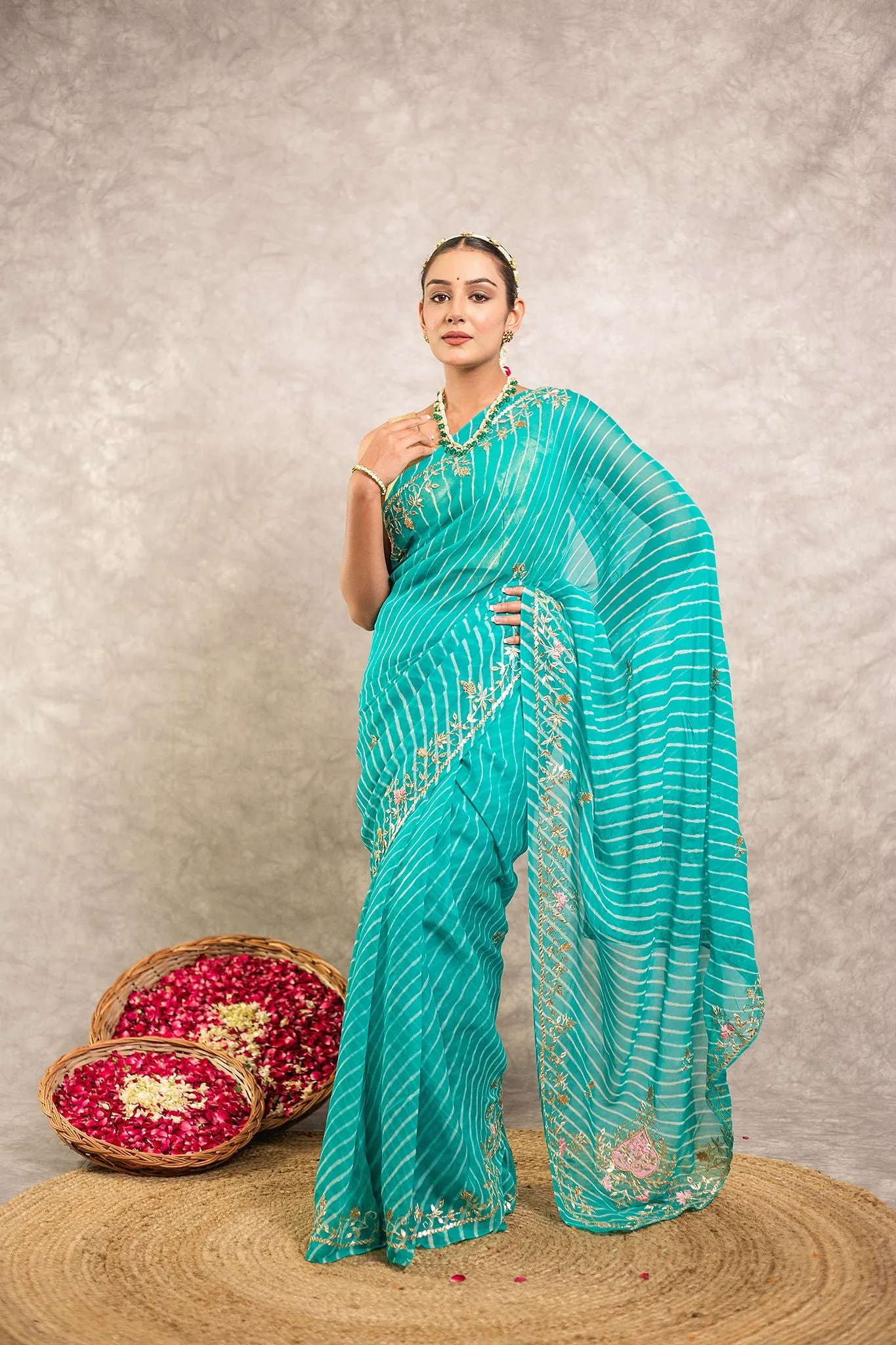 Lehariya Saree