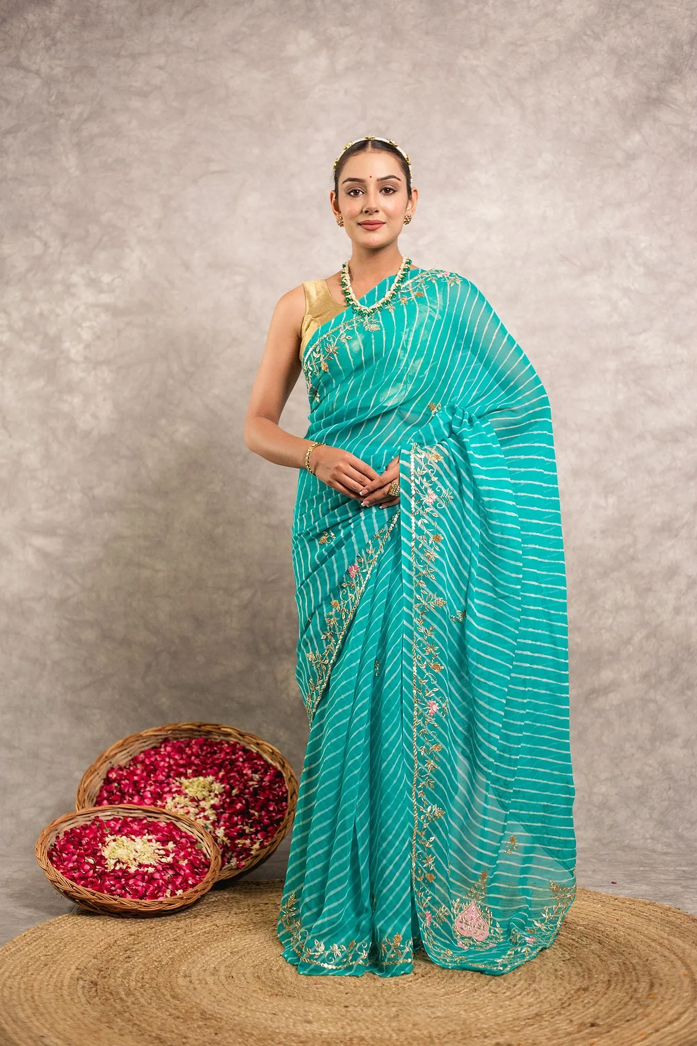 Lehariya Saree