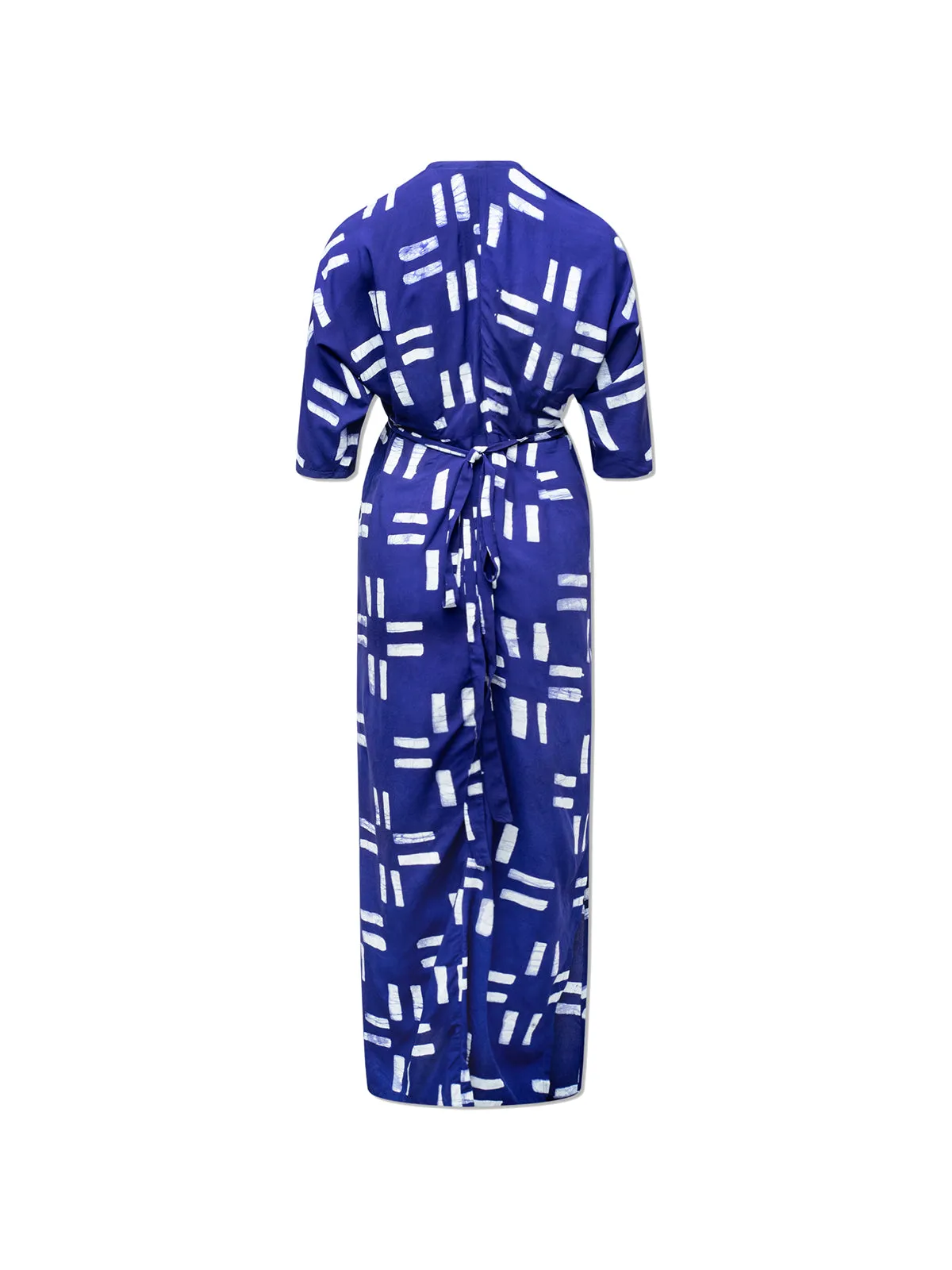 Letsa Wrap Dress in Middle Path