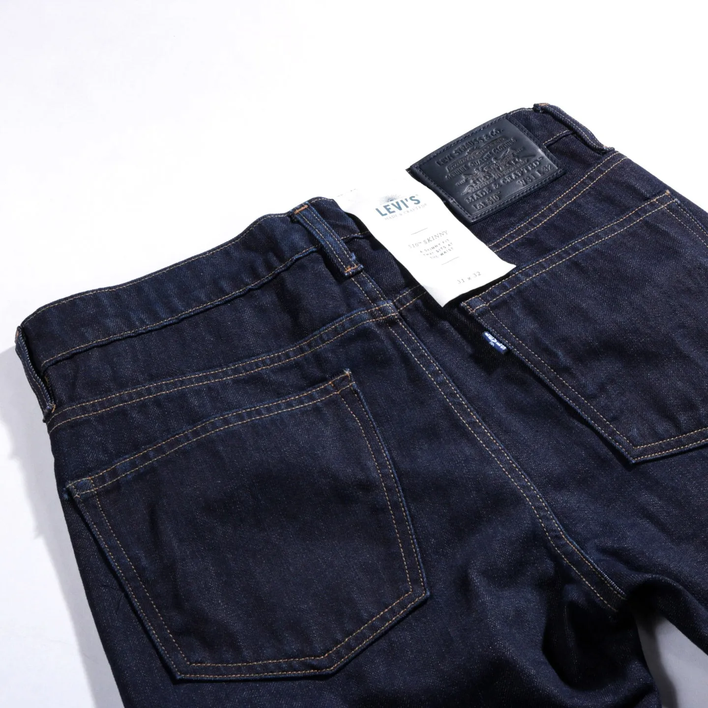 LEVI'S MADE & CRAFTED 510 INDIGO RESIN