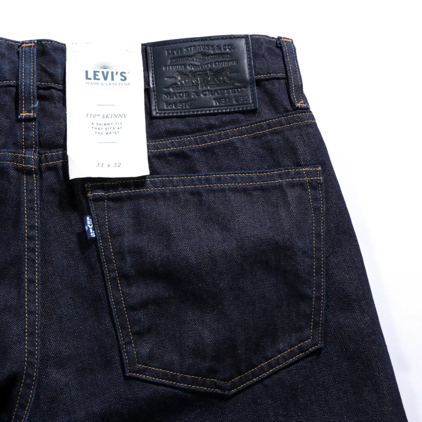 LEVI'S MADE & CRAFTED 510 INDIGO RESIN