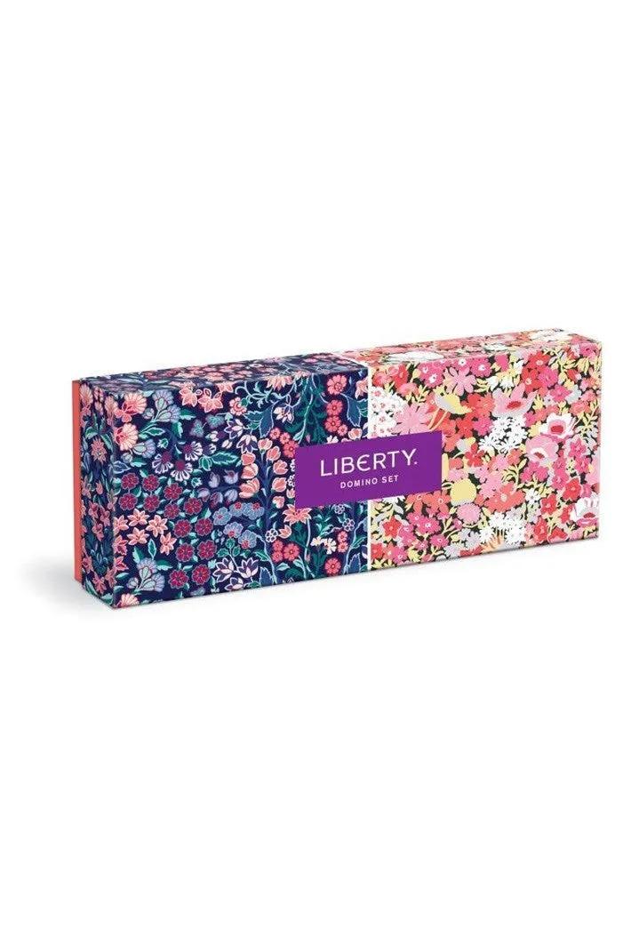 Liberty Floral Wood Domino Set