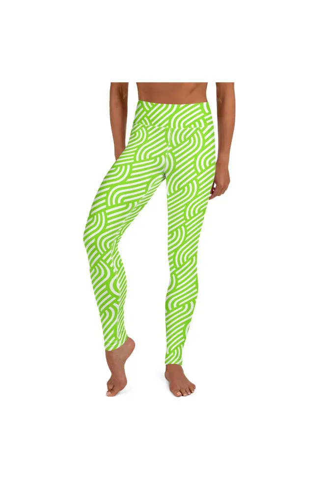 Lime Wedges Yoga Leggings