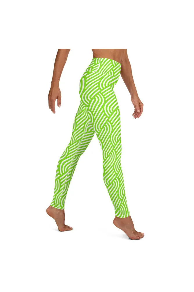 Lime Wedges Yoga Leggings