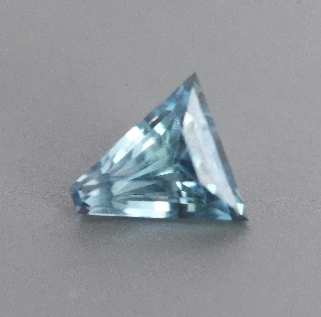 Loose 0.60 Ct Triangle Light Blue Montana Sapphire