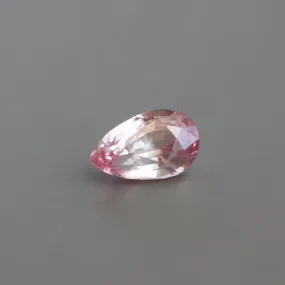 Loose 1.12 Ct Pear Pink And Orange Sapphire