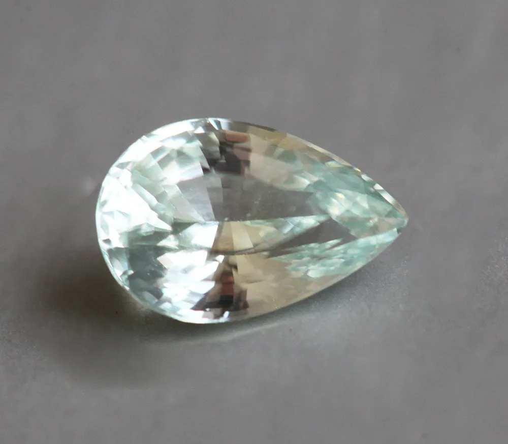 Loose 2.07 Ct Pear Green Sapphire