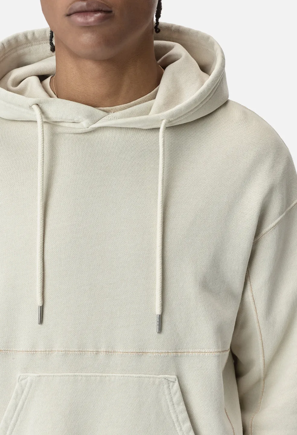 Loose Stitch Beach Hoodie / Washed Dune