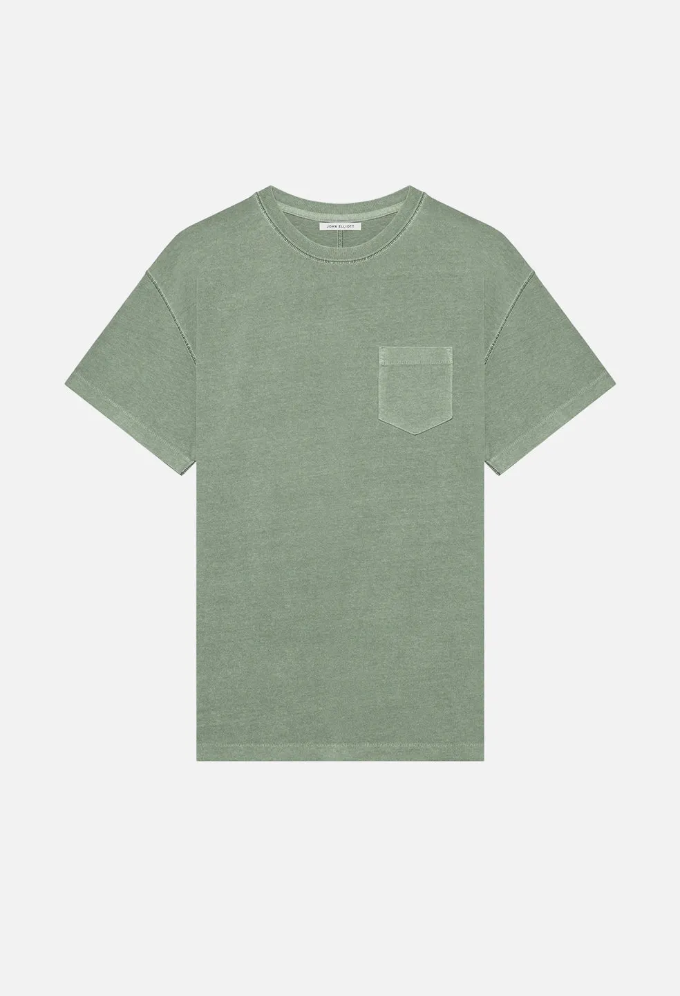 Loose Stitch Pocket Tee / Washed Olive