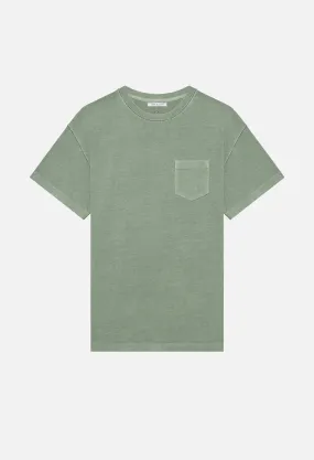 Loose Stitch Pocket Tee / Washed Olive