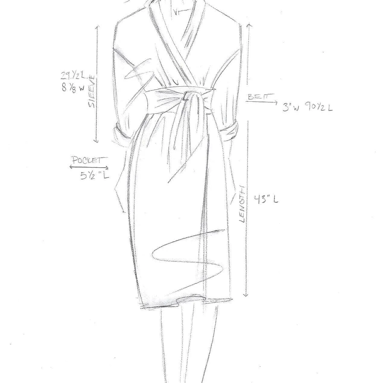 Luxe Weight Cotton Twill Robe