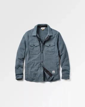 Maple Polar Recycled Fleece Shirt - Navy Marl