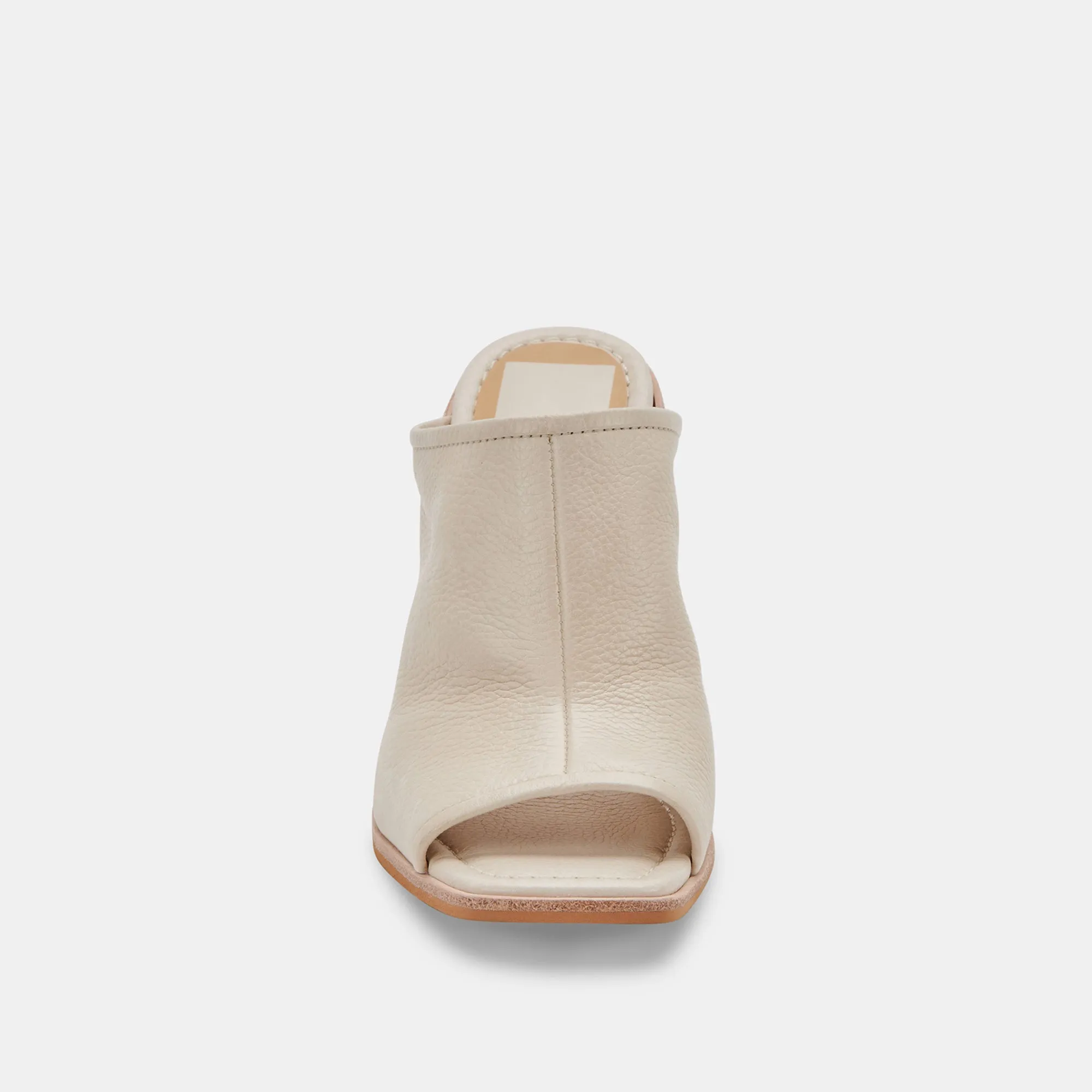 MAVISE HEELS SAND LEATHER - re:vita