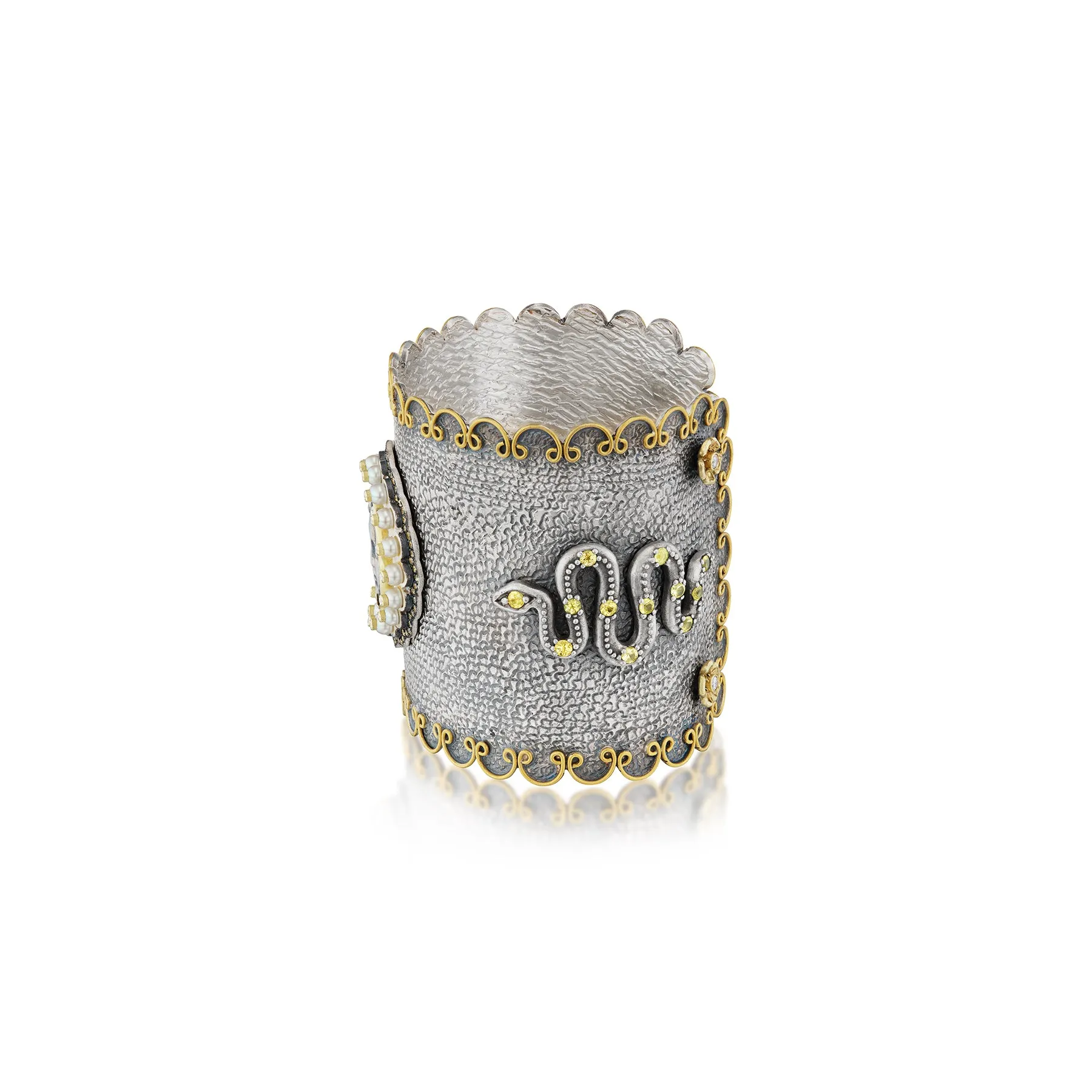 MEDUSA INTAGLIO CUFF BRACELET