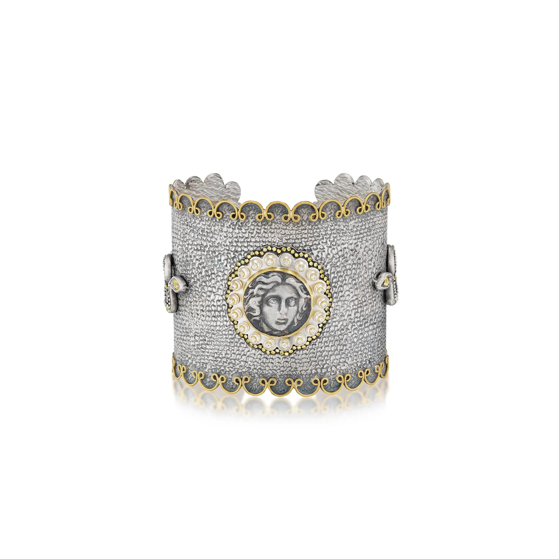 MEDUSA INTAGLIO CUFF BRACELET