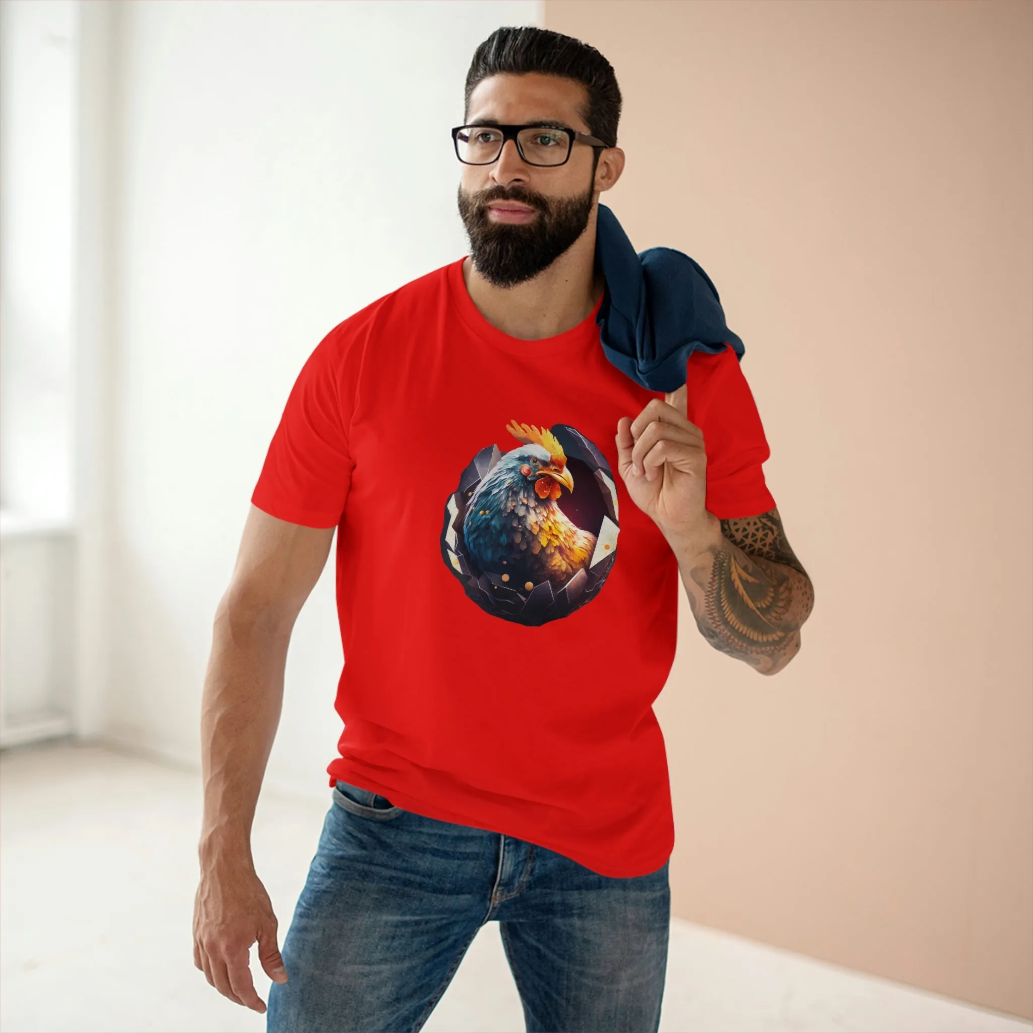 Men's Chicken Bash Crew Neck T-shirt