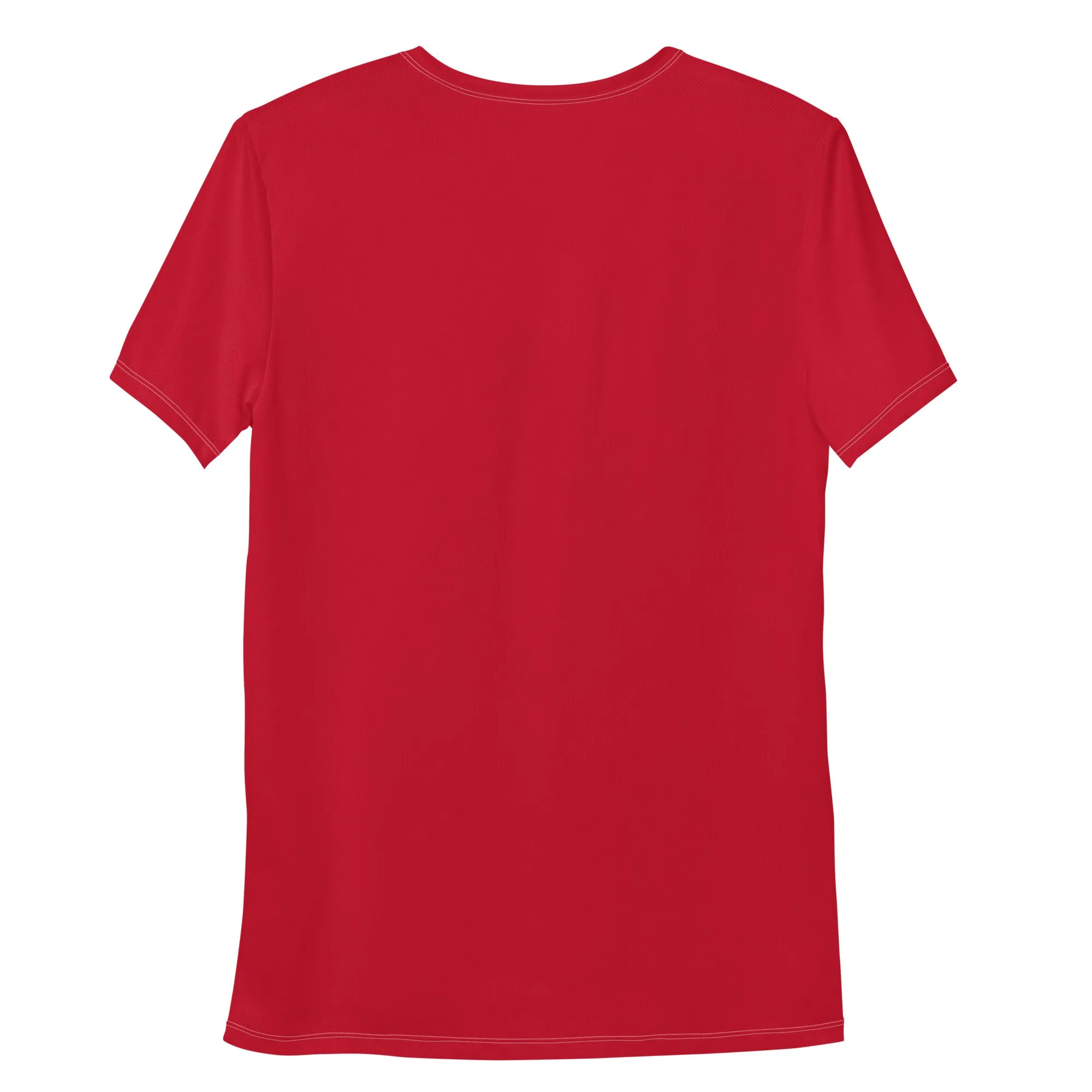 Men's Red Athletic T-shirt