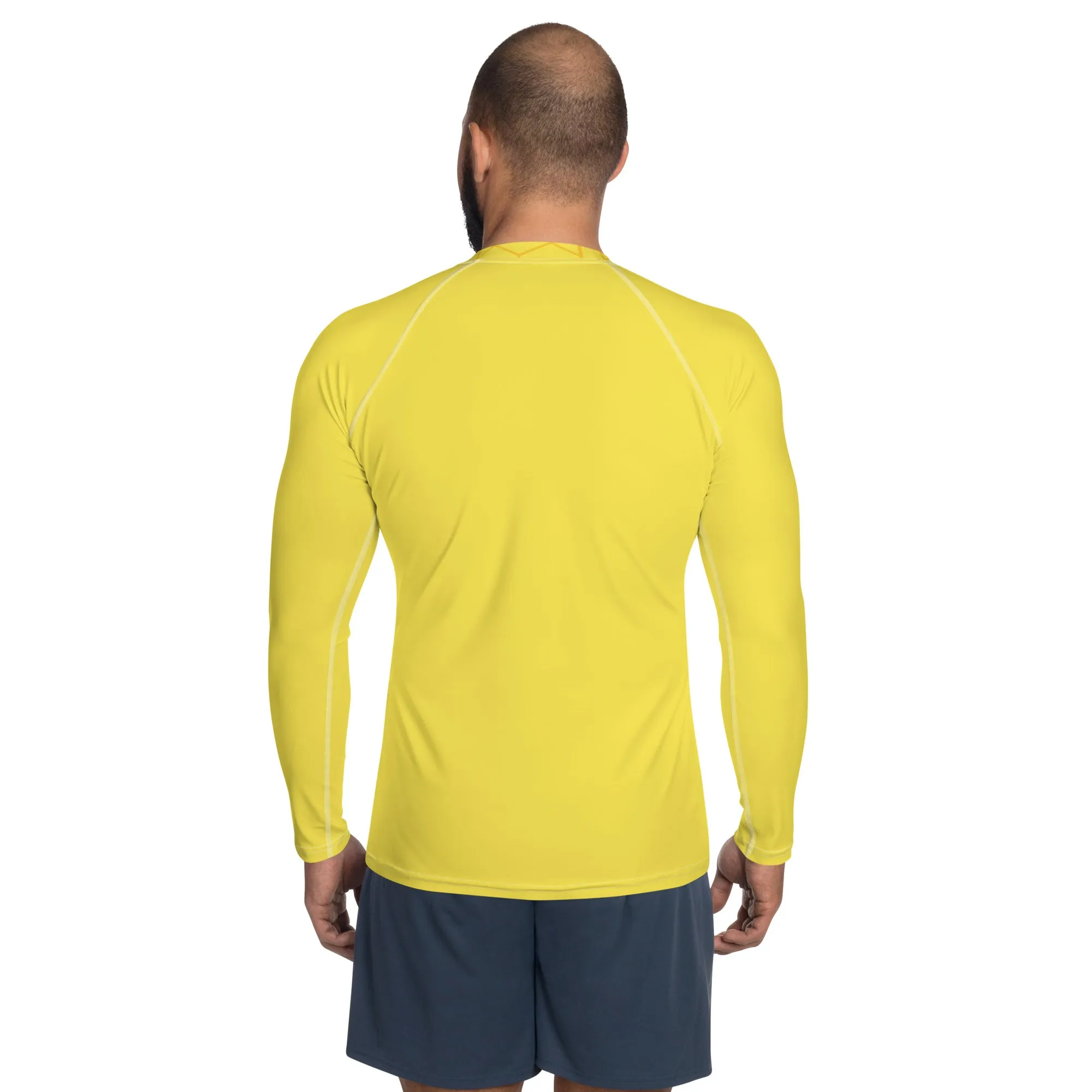 Men's Yellow Rash Guard