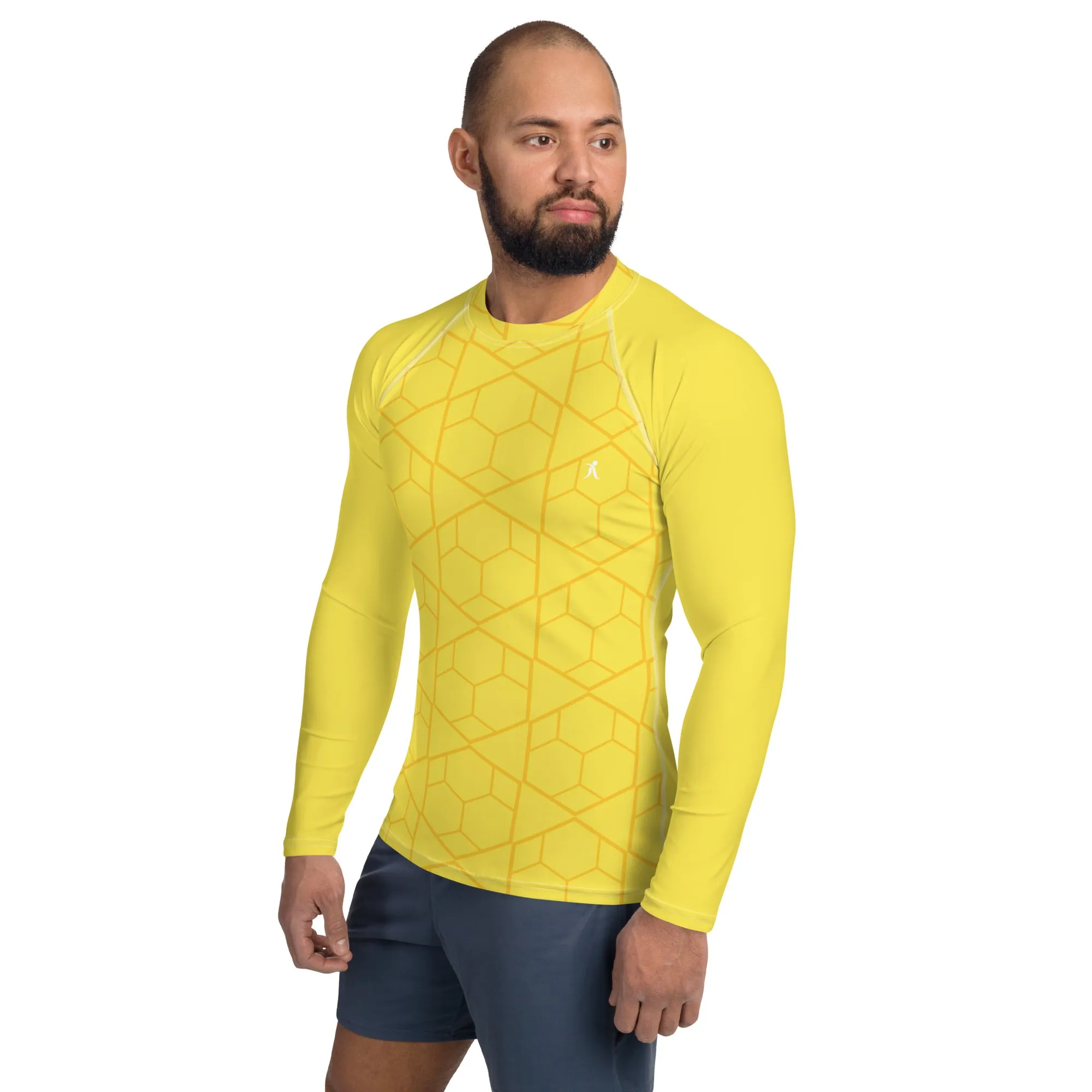 Men's Yellow Rash Guard