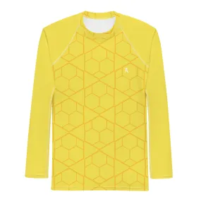 Men's Yellow Rash Guard