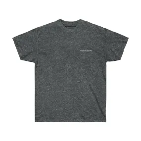 MINIMAL LOGO ULTRA TEE - HEATHER GREY