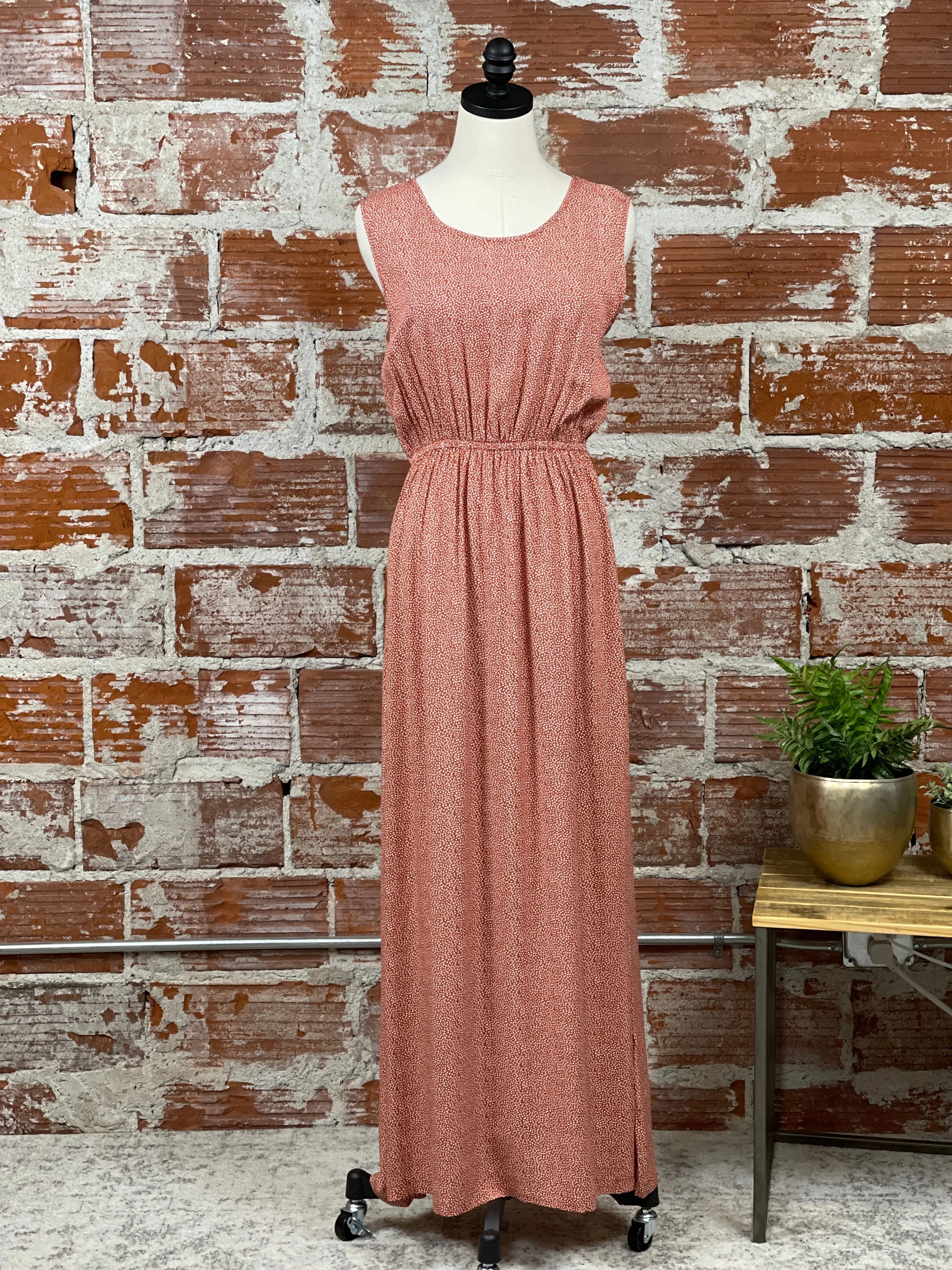 Molly Bracken Maxi Dress in Caramel