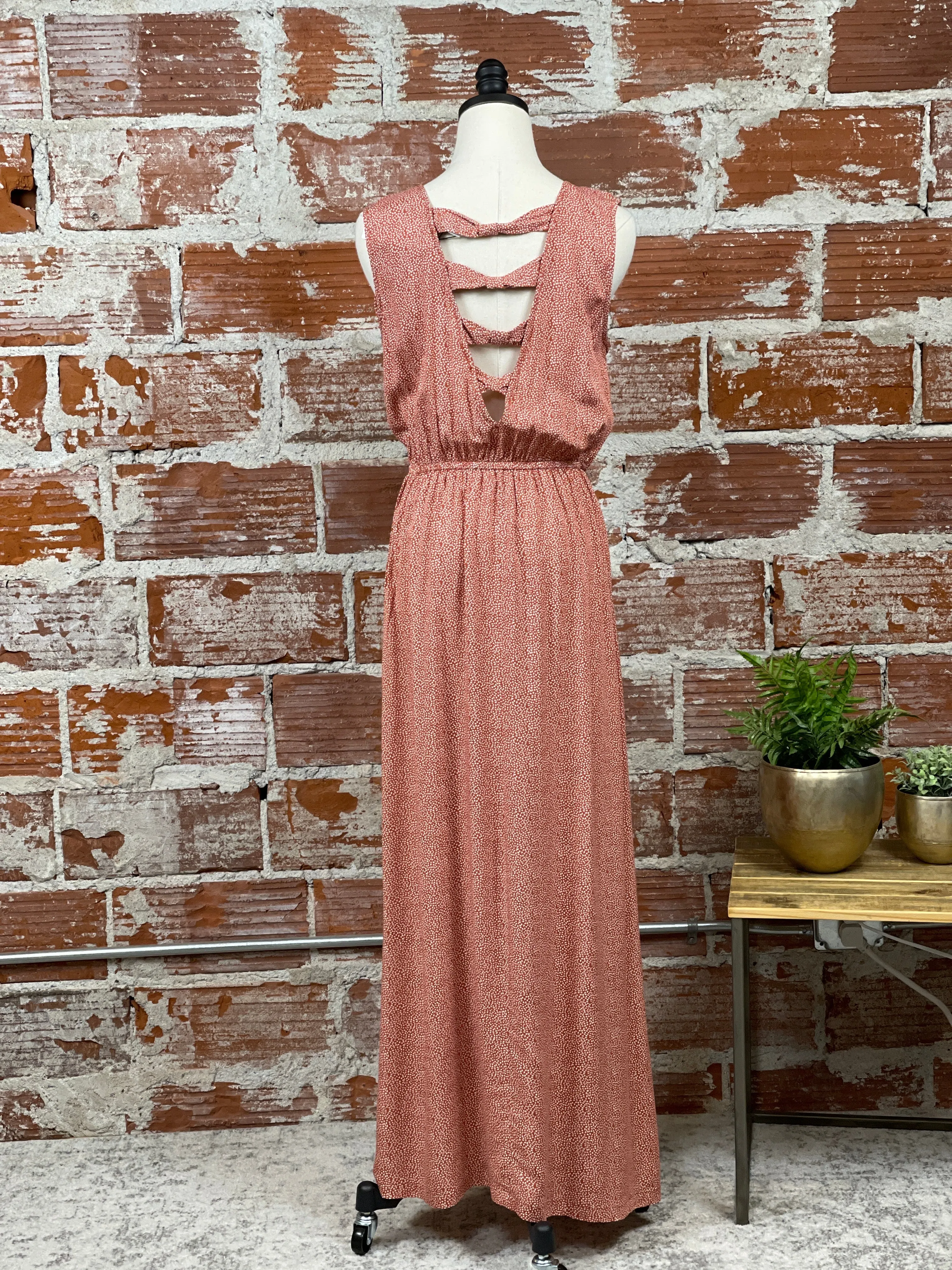 Molly Bracken Maxi Dress in Caramel