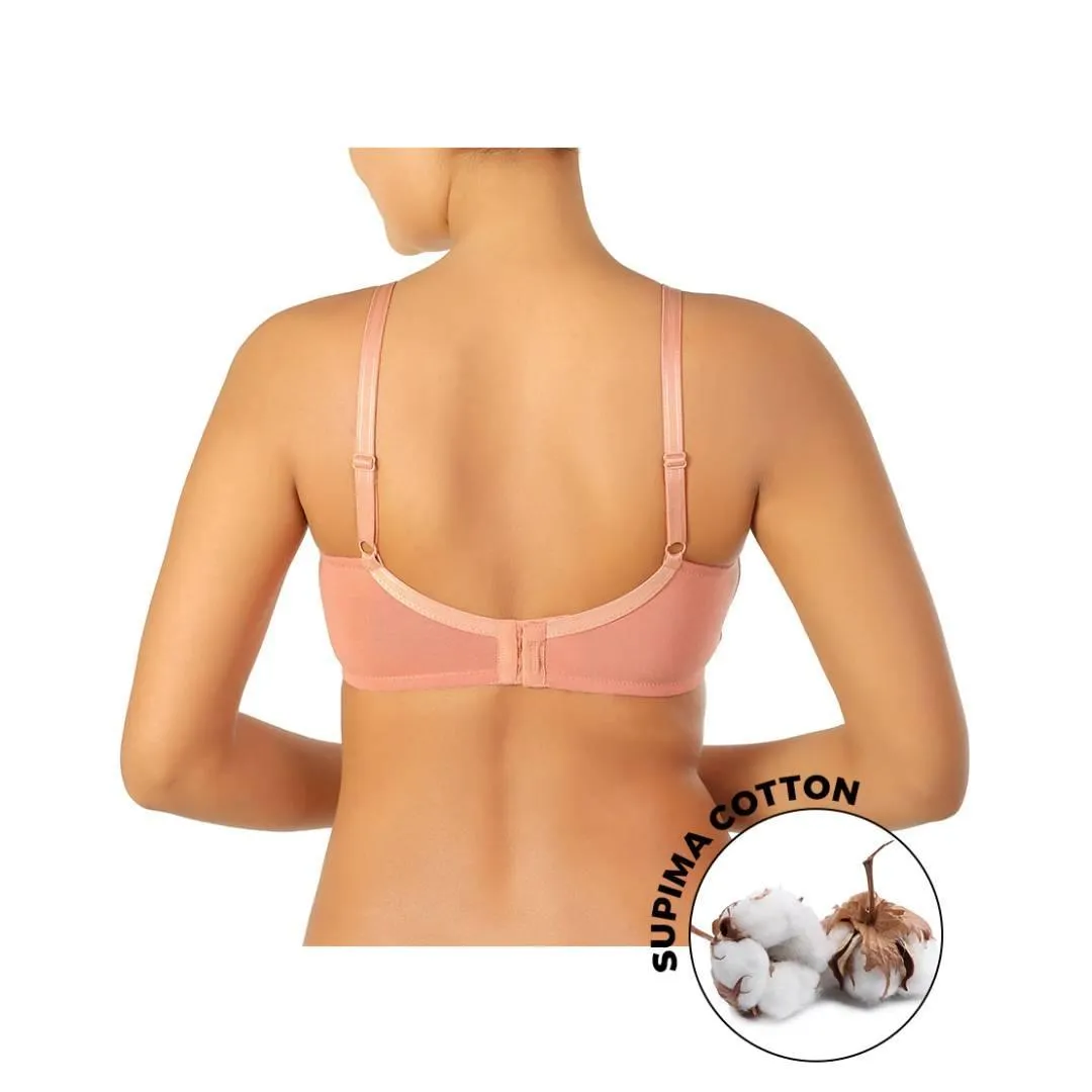 Most Comfortable Best Cotton Bra Non Padded Bra Wired Free Bra Full Coverage Bra