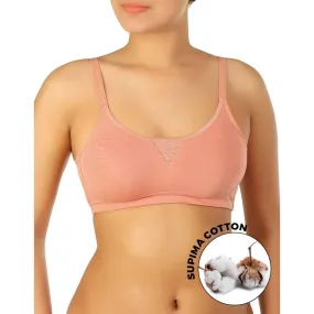 Most Comfortable Best Cotton Bra Non Padded Bra Wired Free Bra Full Coverage Bra