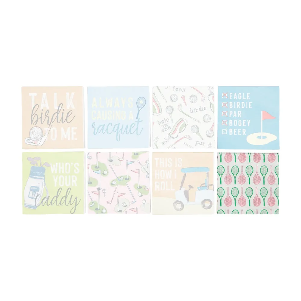 Mud Pie Tennis & Golf Napkins