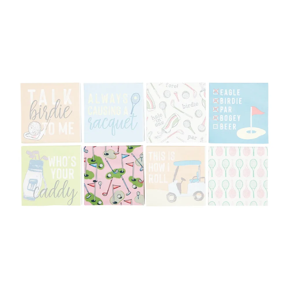 Mud Pie Tennis & Golf Napkins