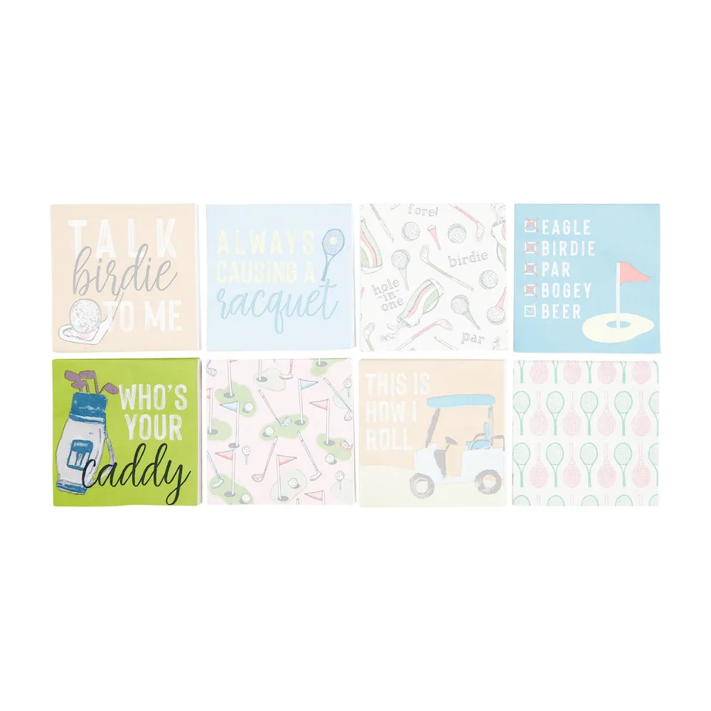 Mud Pie Tennis & Golf Napkins