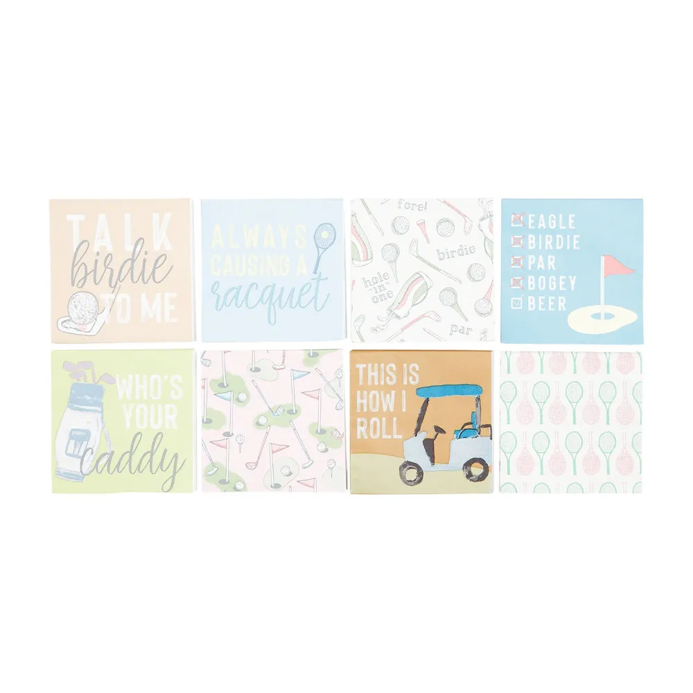 Mud Pie Tennis & Golf Napkins