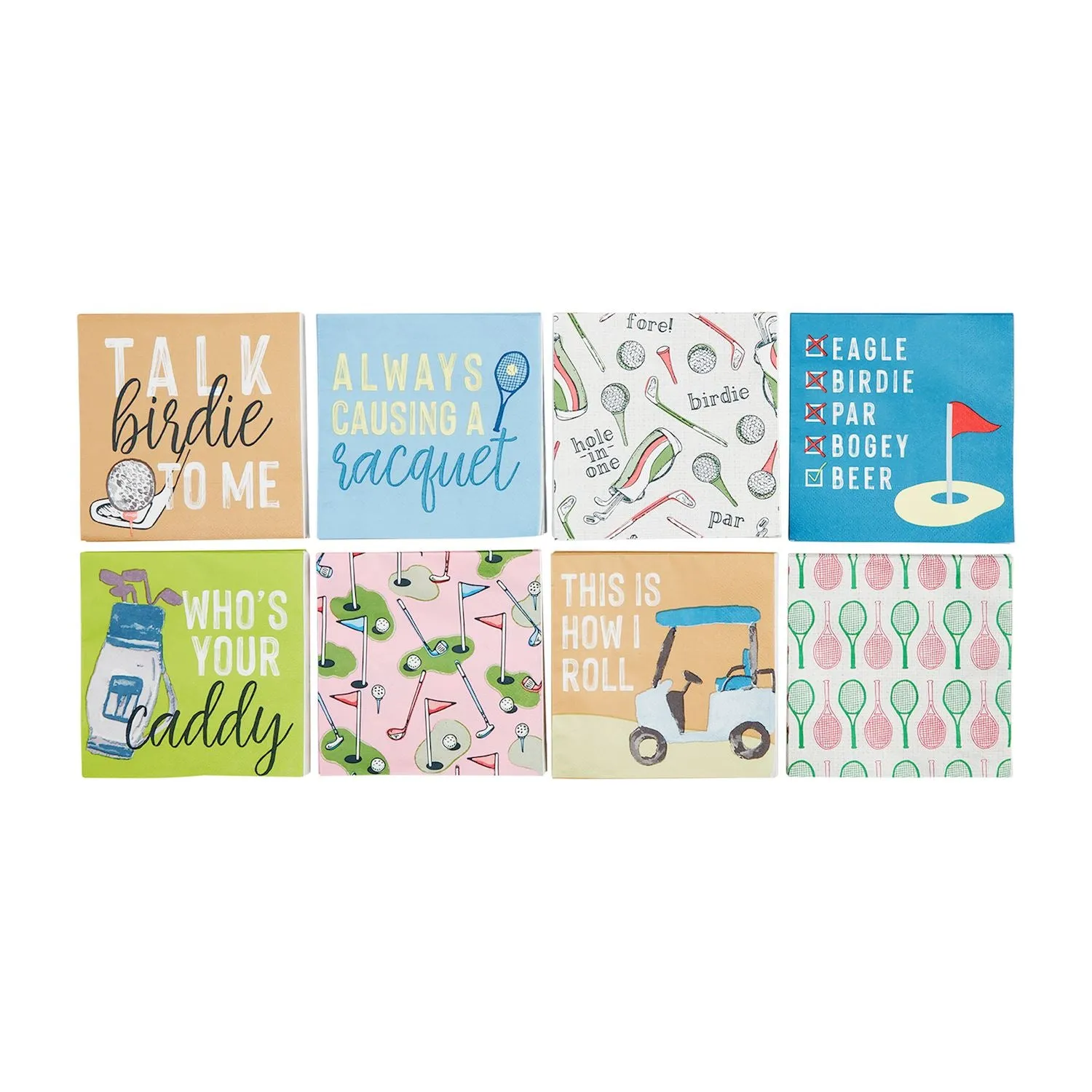 Mud Pie Tennis & Golf Napkins