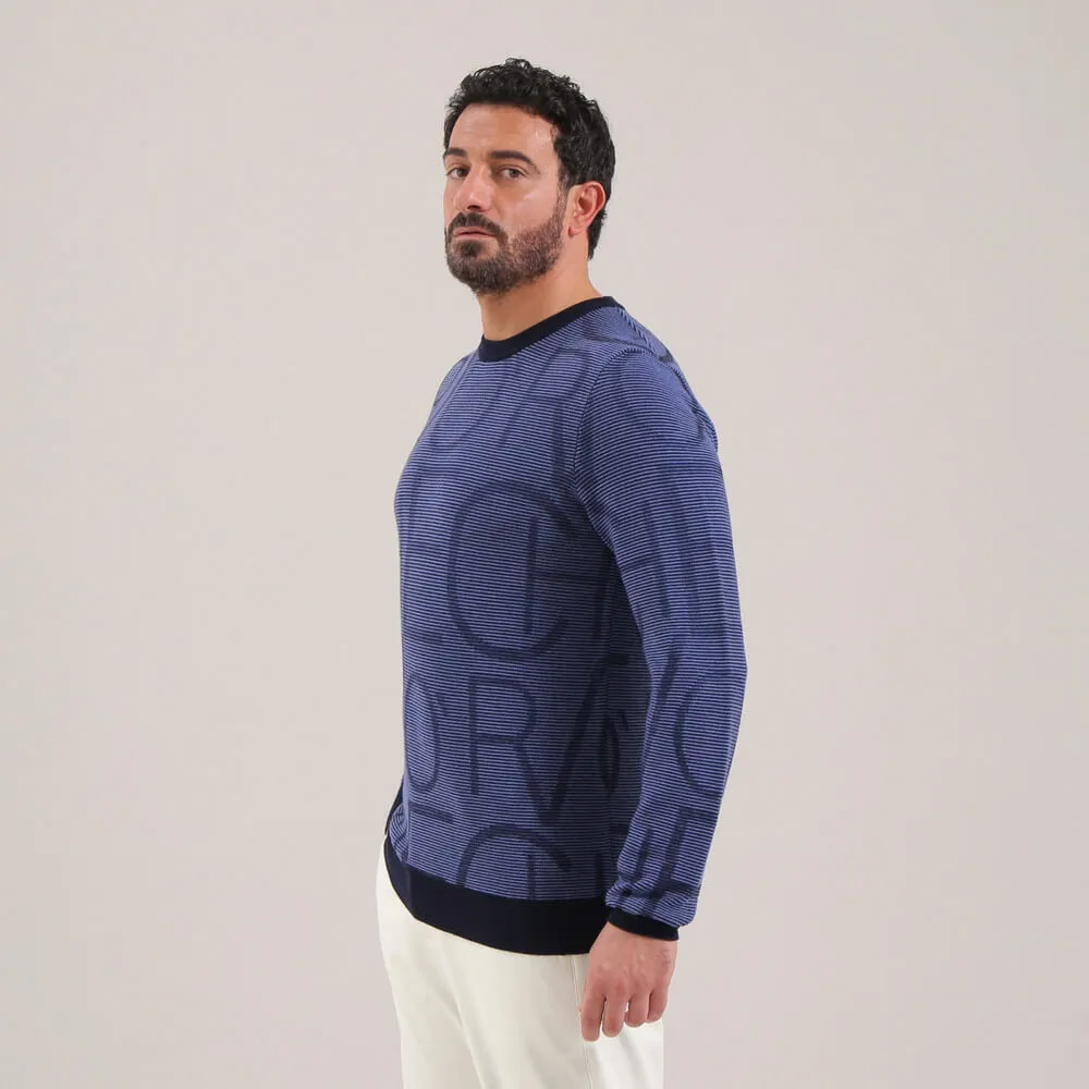 NATIVO | CHERV PATTERN CREW NECK SWEATER