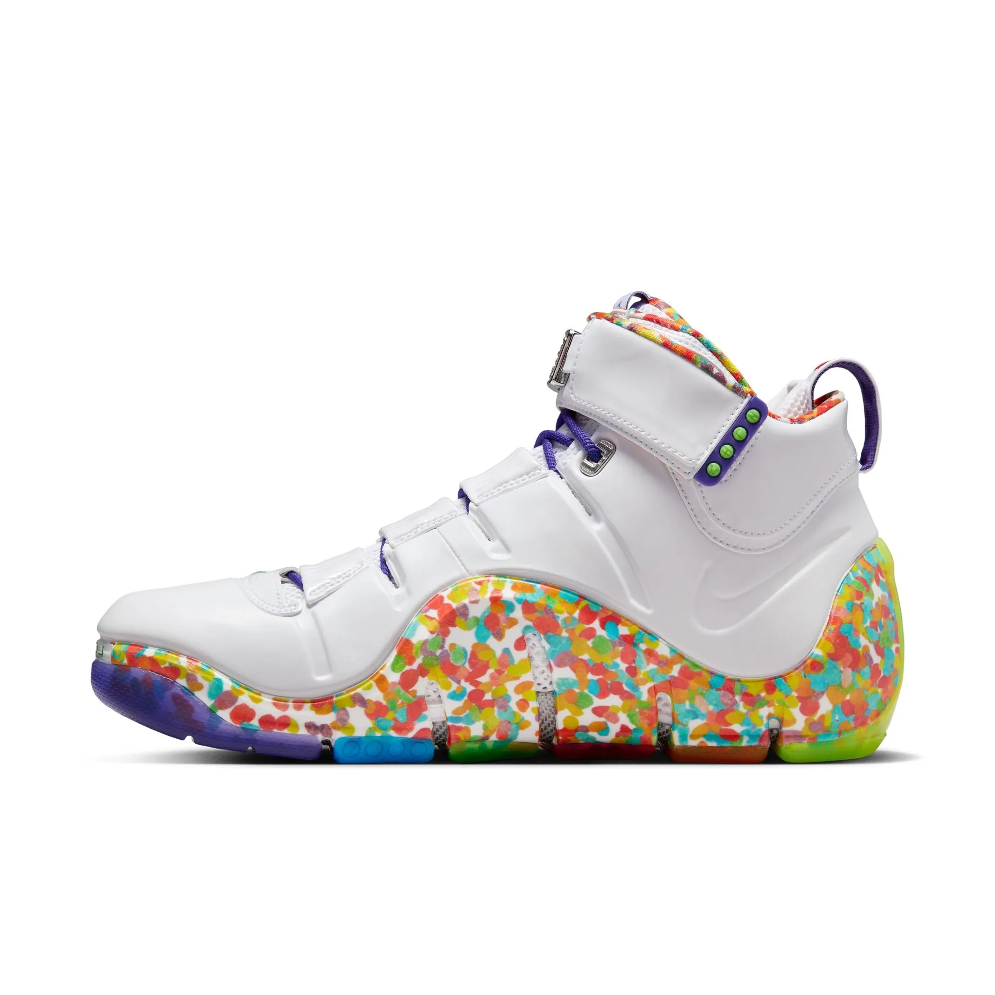 Nike Lebron IV White/True Red-Mean Green-Varsity Purple DQ9310-100