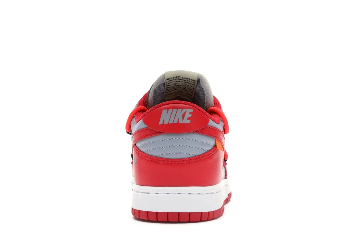 Nike x Off White Dunk Low University Red