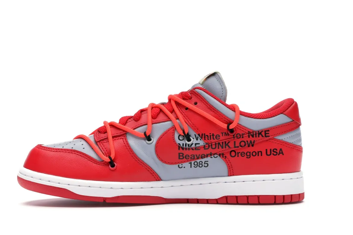 Nike x Off White Dunk Low University Red