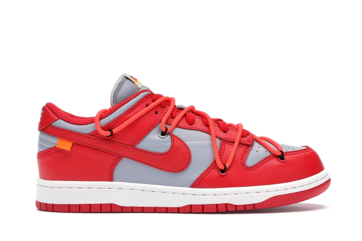 Nike x Off White Dunk Low University Red