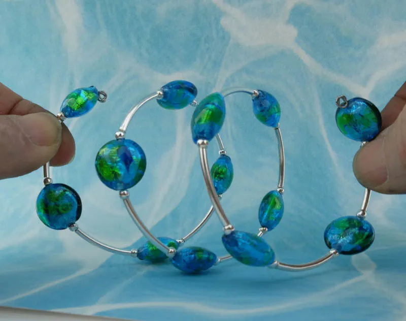 ocean slinky bracelet